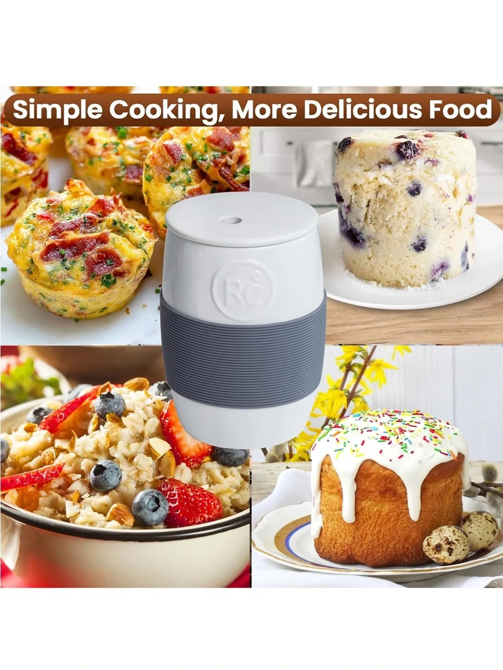 Pampered Chef Ceramic Egg Cooker